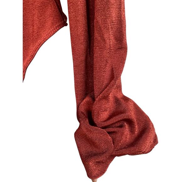 Free People Intimately Women's That's Hot One Shoulder Bodysuit Large Copper - Picture 4 of 12